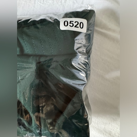 Calvin Klein Hunter Green Flutter Ruffle Jumpsuit Size 6 - Picture 12 of 12